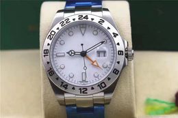 N factory heren 42 mm 2836 automatisch mechanisch horloge roestvrijstalen kastband superblauw lichtgevend montre de luxe polshorloge