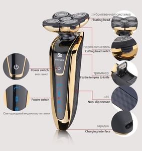 Heren 5D Shaver Grooming Electric Waterproof Electric Razor voor Mannen Oplaadbare Baard Scheermachine met Extra Blade