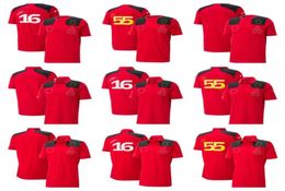 Мужская и женская футболка-поло команды 2023 года, костюм на четыре сезона, один красный гоночный костюм, официальный заказ 8904479