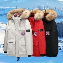 Veste en duvet de designer pour hommes et femmes Manteau chaud d'hiver Canada Casual Goose Alphabet Broderie en plein air mode hivernale Parka canadienne pour hommes couple