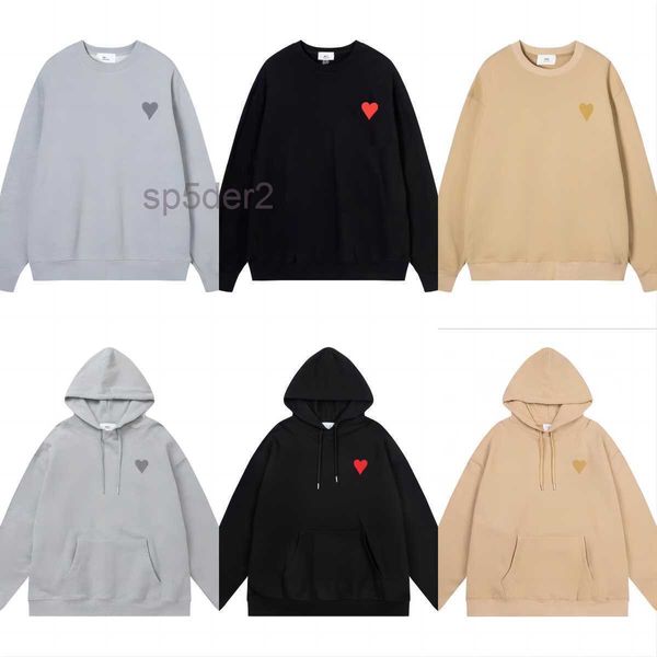 Sweat à capuche pour hommes et femmes Paris Pull de haute qualité A-mot Rouge Amour Mince Col Rond Pull Couple Sweat À Manches Longues Ze YSP2 YSP2