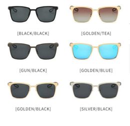 Designer zonnebrillen voor heren en dames Luxe Raybon-zonnebril Vergulde doos Merk Retro gepolariseerde modebril Hoge kwaliteit 16 kleuren Optioneel met doos
