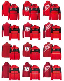 T-shirt pour équipe F1 pour hommes et femmes Suit Polo Four Seasons Formule One Red Racing Suit Official Même coutume 2022 NOUVEAU