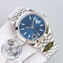 Reloj de lujo para hombres y mujeres Reloj con movimiento automático 3235 41 mm Clean Factory Zafiro resistente al agua 100 M Acero inoxidable 904L Reloj de negocios de lujo que brilla en la oscuridad