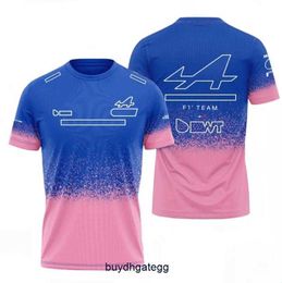 Nuevas camisetas para hombres y mujeres Fórmula Uno F1 Polo Ropa Top Traje de carreras Fans Equipo Media manga Transpirable L00s