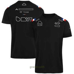 Nouveaux T-shirts pour hommes et femmes Formule 1 F1 Polo Vêtements Top Summer Team Racing Suit Officiel Même Style Surdimensionné Style Décontracté Quc5