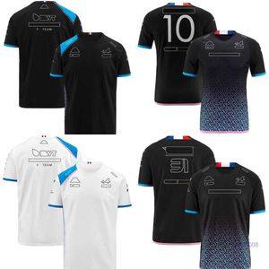 Nouveaux T-shirts pour hommes et femmes Formule 1 F1 Polo Vêtements Top Team Driver Été Casual Séchage rapide Manches courtes Mêmes fans de course Tops