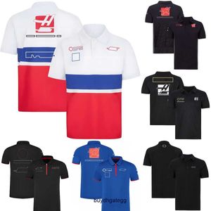 Nieuwe T-shirts voor heren en dames Formule 1 F1 Polokleding Top Racing Korte mouwen Zomer Autofans Sneldrogend Jersey Grote maten Q4xl