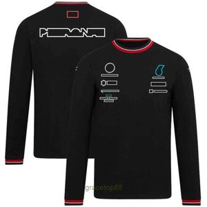Nouveaux T-shirts pour hommes et femmes Formule 1 F1 Polo Vêtements Top Team Racing Costume à manches longues Officiel Mêmes modèles de fans Cpoj