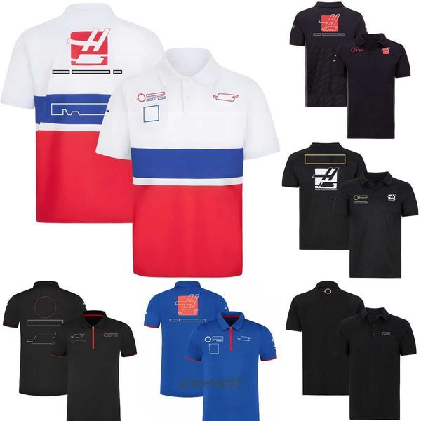 Nouveaux T-shirts pour hommes et femmes Formula One F1 Polo Vêtements Top Racing Manches courtes Fans de voiture d'été Jersey à séchage rapide Plus Taille 0peb