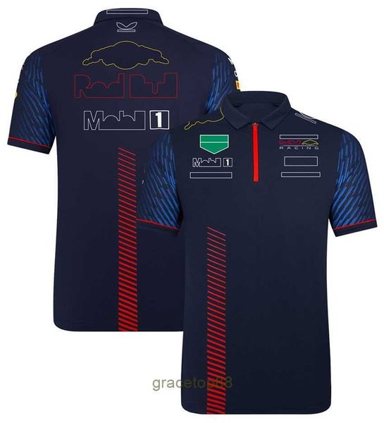 Nuevas camisetas para hombres y mujeres Fórmula Uno F1 Polo Ropa Top Racing Team Set Up Racing Tops Driver Jersey IXQ0
