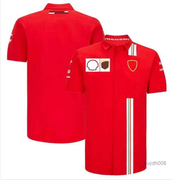 Camisetas nuevas para hombre y mujer, Polo de Fórmula Uno F1, ropa superior, solapa de verano, manga larga, ventilador del equipo de gran tamaño