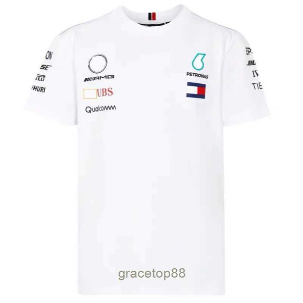 Nouveaux T-shirts pour hommes et femmes Formula One F1 Polo Vêtements Top Wlms Apparel Fans Fans de sports extrêmes Haut respirant surdimensionné à manches courtes E4th