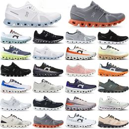 Zapatillas para correr para hombres y mujeres Nube en diseño de zapatos para hombres y mujeres de diseño Competencia de zapatos Blanco blanco Blanco naranja Cloud gris Corredor Corredor Light Sports