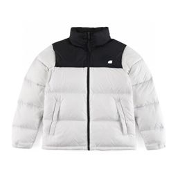 Kurze Daunenjacke für Herren und Damen, weiße Entendaunen, Winter, Outdoor-Sport, warm, Stehkragen, klassischer Mantel