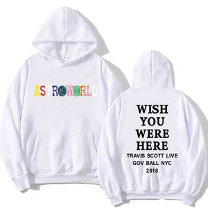 Sweat à capuche de sport pour hommes et femmes, lettres à la mode, Astroworld, Streetwear, pull-over, tendance 2020