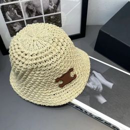 Chapeaux de paille pour hommes et femmes petits parfums pêcheurs creux chapeau pêcheur en plein air paquet de sol