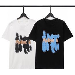 Camiseta para hombres y mujeres Bolso de diseñador Camiseta de diseñador Camiseta de lujo para hombres Verano Cuello redondo Absorción de sudor Manga corta Al aire libre Transpirable Estampado de algodón Pareja Outfi