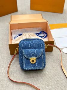 Universal Luxury Handtas Designer Denim Mobile Telefoon voor heren en dames