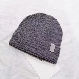 Winter voor heren en dames buitenkoud-proof warm wollen merk gebreide hoed Leisure Ski Floor Cap Wool Hat met logo