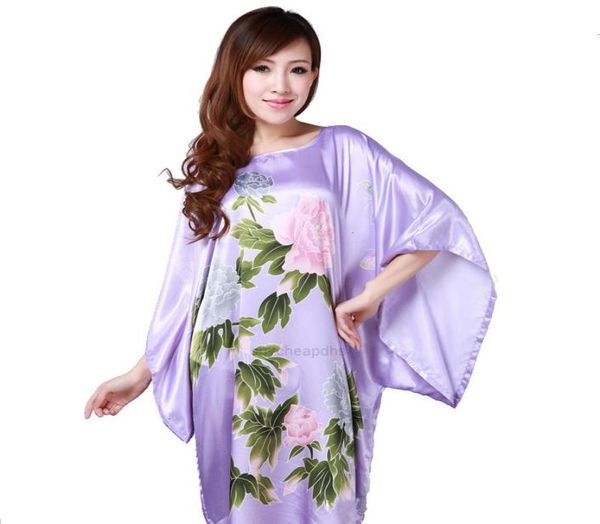 Vêtements pour hommes et femmes Chinois Femmes en gros Hot traditionnel Vente de nuit Silk Summer Rayon Bath Robe Kimono Yukata Fleur de robe PS Taille Sxhyhya5770747