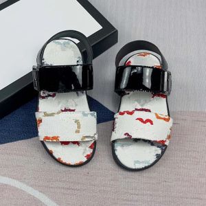 kinderen sandalen ontwerper merk kinderen schoenen meisjes mode brief kinderen buiten casual schoenen