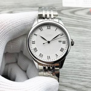 Montre à mouvement mécanique automatique pour hommes, montre-bracelet de luxe de 40MM, bracelet en acier inoxydable 316L de qualité supérieure, verre saphir pur, Surface en verre renforcé, montre de mode