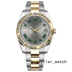 Heren automatisch mechanisch horloge 36/41 mm 904L 3a volledig roestvrij staal waterdicht lichtgevend gouden horloge montre de luxe horloge