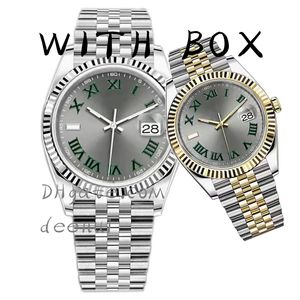 Montre mécanique automatique pour hommes 36/41MM 904L toutes montres en acier inoxydable Mouvement à quartz 28/31 pour femmes montre-bracelet étanche saphir super lumineux montre de luxe