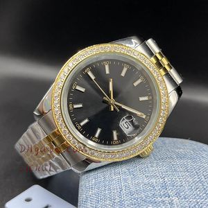 Montre mécanique automatique pour hommes montre-bracelet en diamant anneau 41mm 904L UU5 classique tout en acier inoxydable exquise montre designer jeu saphir montres lumineuses