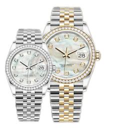 Montre à mouvement automatique pour hommes Montres à quartz pour femme avec boîte Super Sapphire montres-bracelets en acier au diamant étanche reloj de lujo 41mm / 36mm / 31mm / 28mm