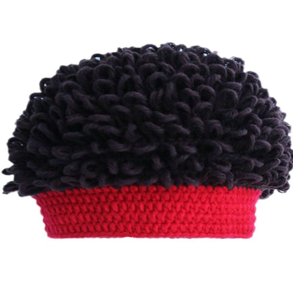 Gorro de peluca para hombre, bebé, niño, pelo rizado, otoño invierno, niño pequeño y lindo en invierno