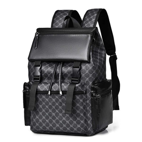 Sac à dos pour hommes tendance de la mode pour hommes sac de voyage d'affaires de loisirs grande capacité sac à dos ordinateur sac à dos outil 230715