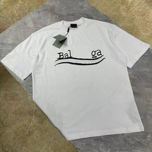 T-shirt de créateur de Balencaga pour hommes Tops décontractés monogrammé monogrammé à manches courtes vendant des vêtements de hip hop masculins de luxe # 01