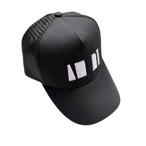 Casquettes de baseball pour hommes Designers de mode Chapeau Lettre pour femme Casquette de baseball Sports d'été Pare-soleil respirant Net de haute qualité Chapeaux de camionneur noirs en gros