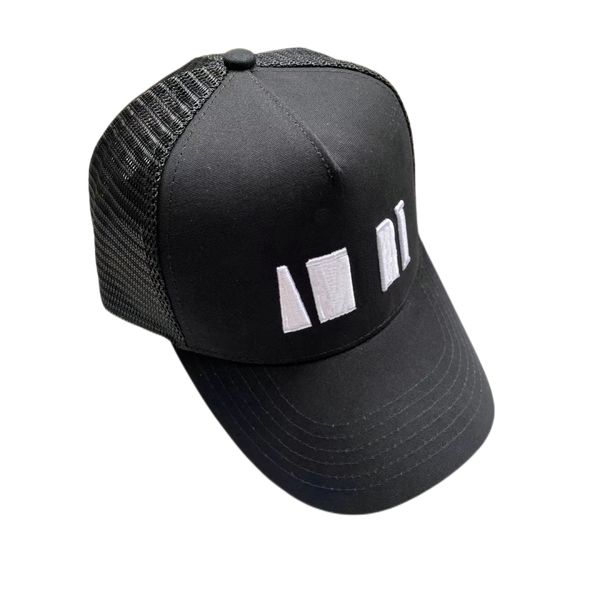 Tapas de pelota para hombres diseñadores de moda Hat Carta para mujeres Casquette Casquette de béisbol Gap de béisbol Summer Sunshade Neta transpirable Sombreros de alta calidad Camión negro al por mayor