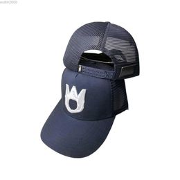 Casquettes de baseball pour hommes Créateurs de mode Chapeau Casquette Été Sports de plein air Pare-soleil Filet respirant réglable Noir Chapeau de camionneur de haute qualité 555l