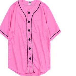 Maillot de Baseball pour hommes, T-shirt imprimé en 3d, chemise à boutons, unisexe, sous-vêtements décontractés, Hip Hop, pour adolescents, 055
