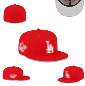 Baseball masculin Los Angels Fitted Taille la Snapback Hats Classic Sox Royal Hip Hop Sport Caps Chapeau Grey Heart Series 