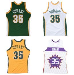 Jersey de basketball cousu Kevin Durant Mitchell et Ness 2007-08 CLASSIC RETRO JERSEYS Hommes Femmes Youth S-6XL