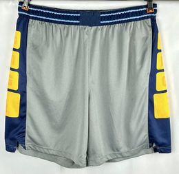 Les shorts de basket-ball masculins personnalisent les pantalons de sport de couleur gris