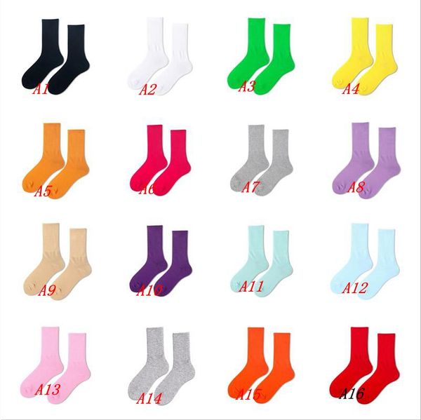 Chaussettes de basket-ball pour hommes mi-haut respirant serviette bas coloré Fitness course à pied cyclisme randonnée chaussettes de sport Calcetines