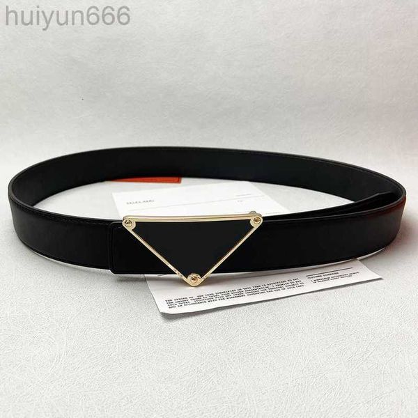 Cinturón para hombres Diseñador de cuero Cinturones para mujeres Cinturón de cuero genuino P Cinturón triangular Cintura Cintura Cinura 2304221D