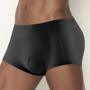 Les façons du corps pour hommes obtiennent un look plus complet et plus ferme avec des hommes de hanche brassage de viande hanche à sous-vêtements rembourrés Panty m 2xl tailles noir / peau couleurs