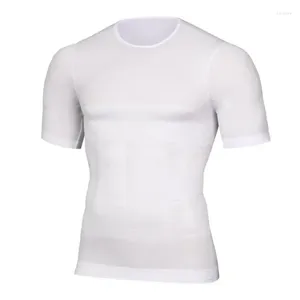 Body Shapers pour hommes Belly Toning Sous-vêtements Gynécomastie Compression T-shirt Chemises amincissantes Classix Hommes Undershirt Posture Corrective
