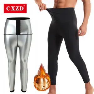 Hommes Body Shapers CXZD Hommes Sauna Pantalon Fitness Exercice Minceur Leggings Compression Shorts Entraînement Taille Formateur Tondeuse Perte de poids