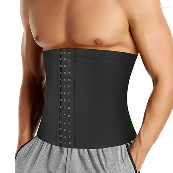 Moldeadores de cuerpo para hombres Faja Corsé Gimnasio Adelgazante Termo Entrenador Cinturón de barriga Fajas de grasa Hombres Entrenamiento Abdomen Shaper Cintura Control del sudor Quema