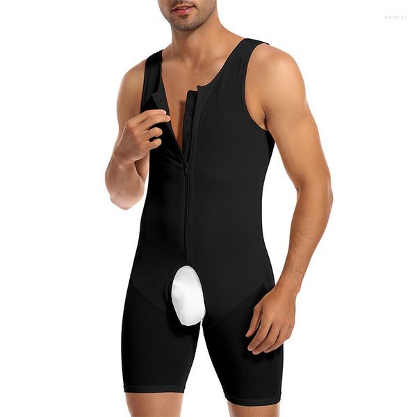 Hommes Body Shapers Gynécomastie Abs Chemises Compression Hommes Poitrine Formateur Taille Corset Minceur Slim Mâle Contrôle Shapewear Tummy Shaper