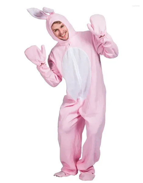 Body Shapers pour hommes Halloween Accessoires de scène Costume Pyjama animal adulte rose