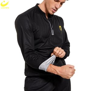 Men's Body Shapers LAZAWG Men Sauna Jacket Sweat Top for Weight Loss Suit Slimming Shirt Fat Body Shaper Exercise Sport Fitness Workout Gym 230919